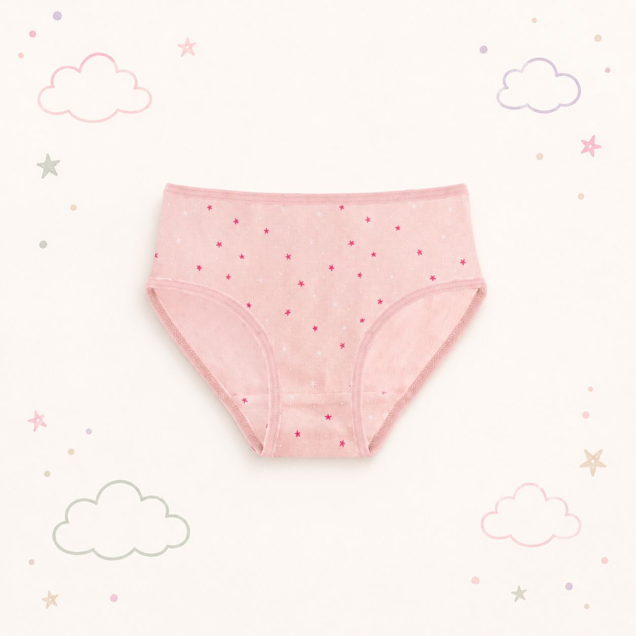 Girls' Princess Dreams Cotton Briefs – Pack of 3